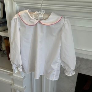 TBBC Pink-lined Peter Pan Blouse